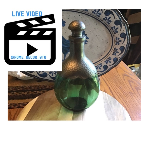 🎥★❦꒒ik୧⌵♡⌵N୧w❦★ AUCTION PRICE👩🏻‍⚖️ Video Royal Pewter Glass bottle Stopper - Picture 1 of 6